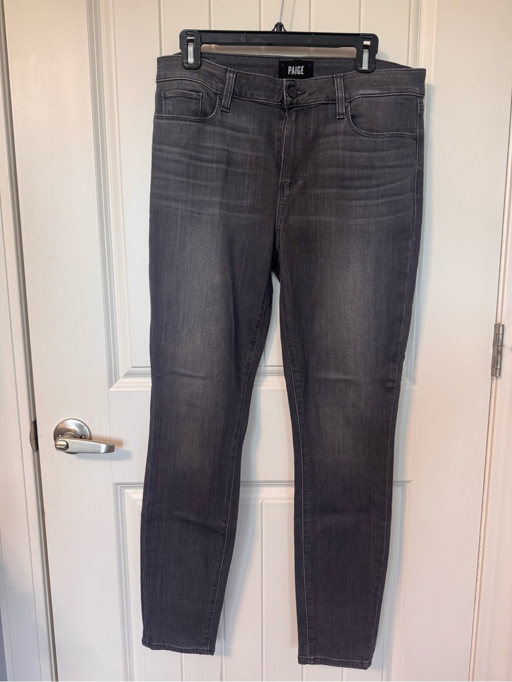 PAIGE Verdugo Ultra Skinny Jeans Womens 31 Blue Button Fly Stretch